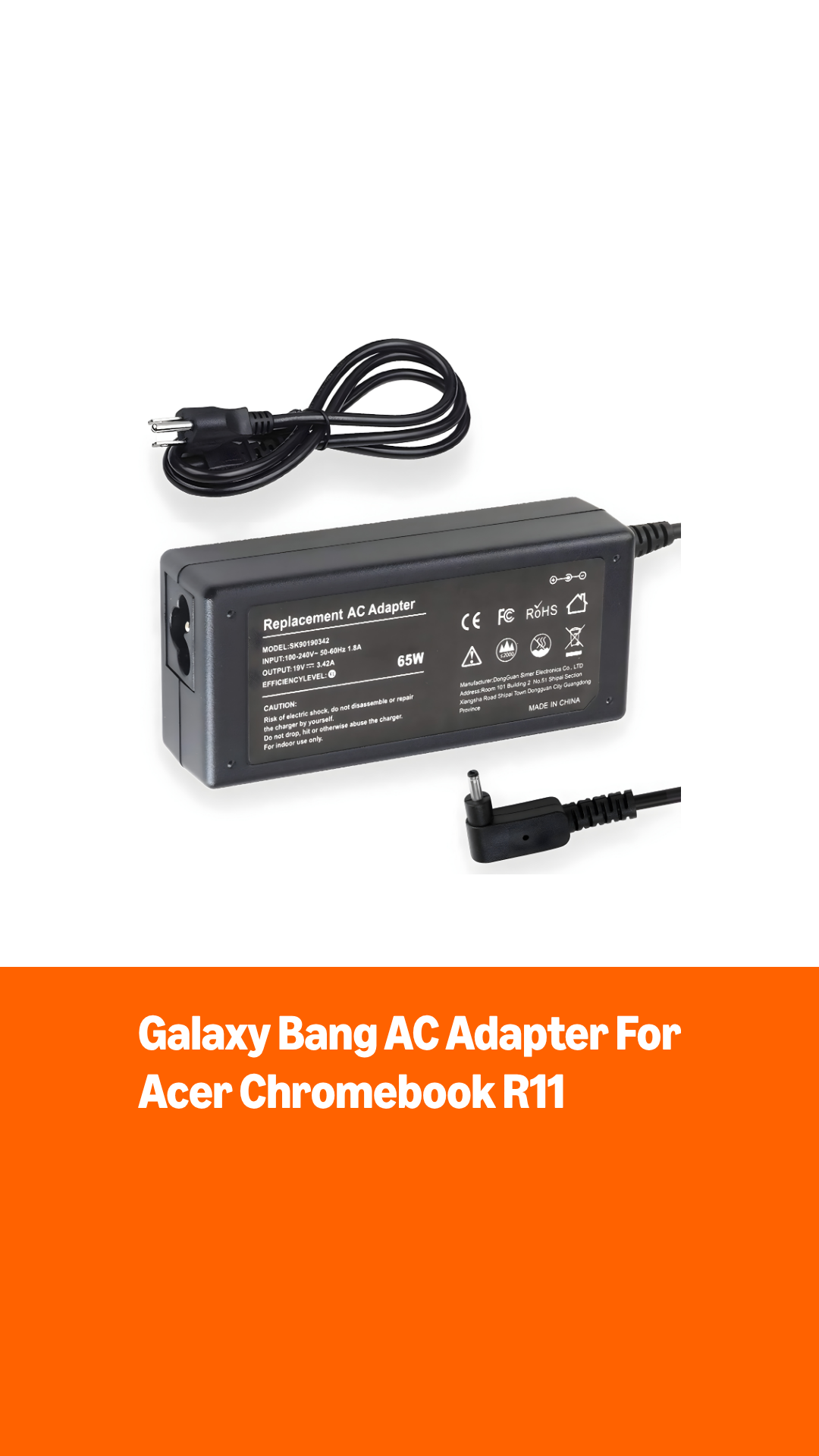 Amazon.com: AC Adapter Charger for Acer Chromebook R11 CB5-132T